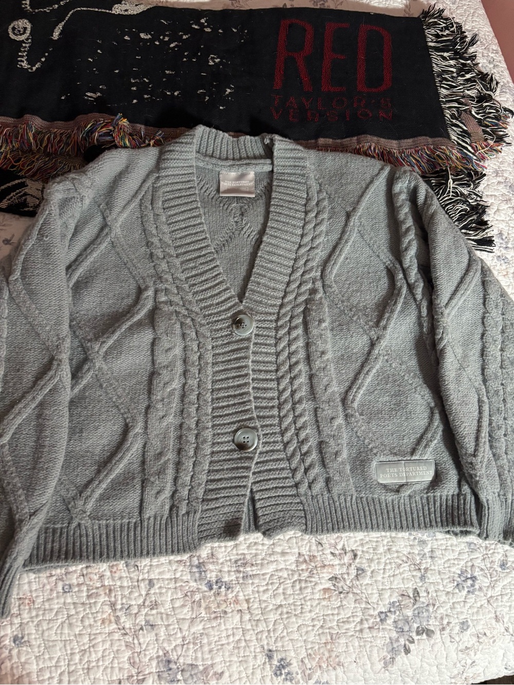 Taylor Swift The Tortured Poets Department official cardigan